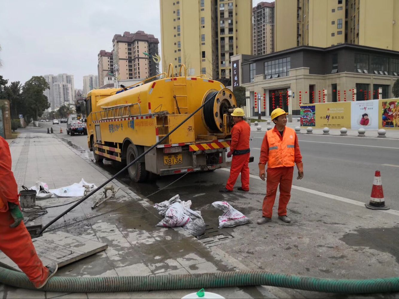辽阳排污管道清淤-管道清洗